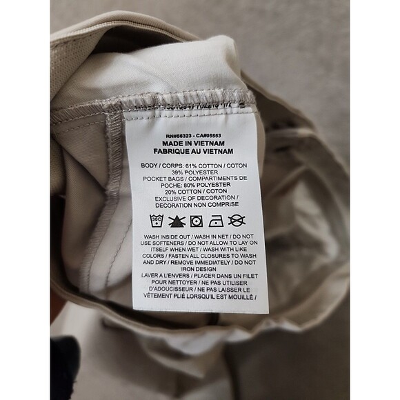 Nike Sportswear Style Essentials Unlined Cropped Pants Mens 30 Beige Golf Gym - Picture 10 of 11